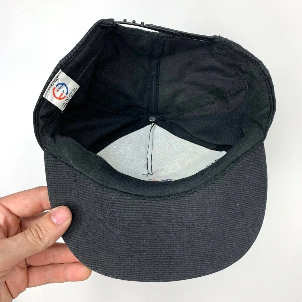 Vintage Chicago Bulls 1991 NBA World Champions‎ Snapback Hat Black Embroidered - Picture 3 of 4